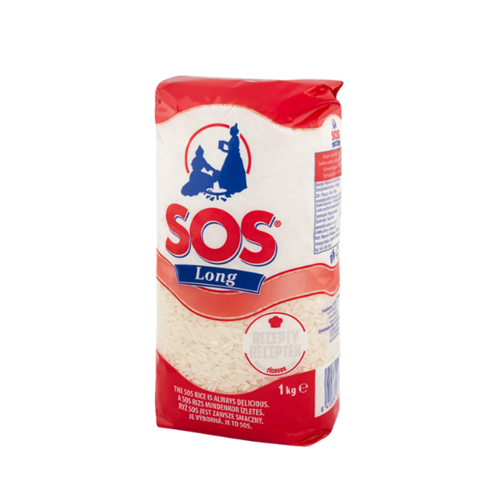 Levně SOS Rýže dlouhozrnná long 1 kg