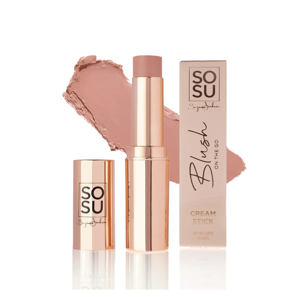E-shop SOSU Cosmetics Krémová tvářenka v tyčince Glow on the go Rose 7g