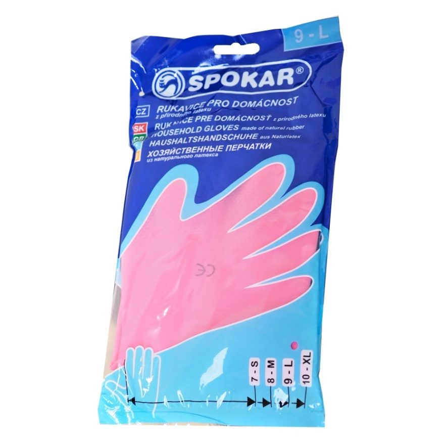 E-shop SPOKAR domácí gumové rukavice 1 pár