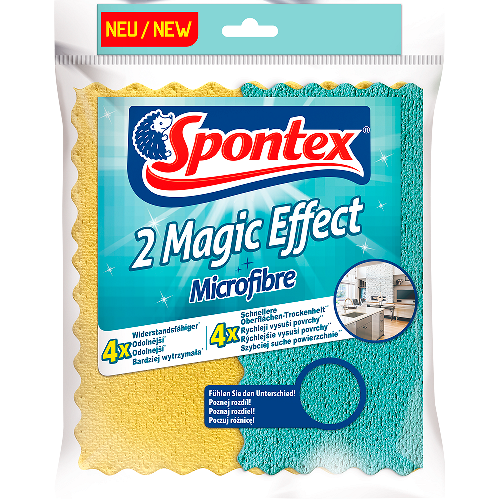 E-shop SPONTEX Magic Effect Utěrka z mikrovlákna 2 kusy