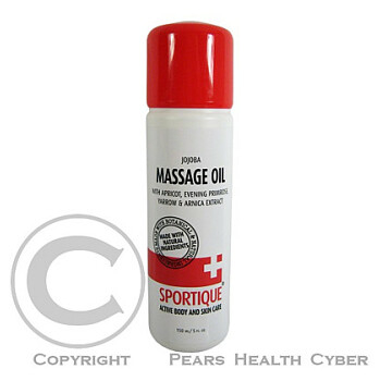SPORTIQUE Massage oil jojoba+meruňka+pupalka 150ml