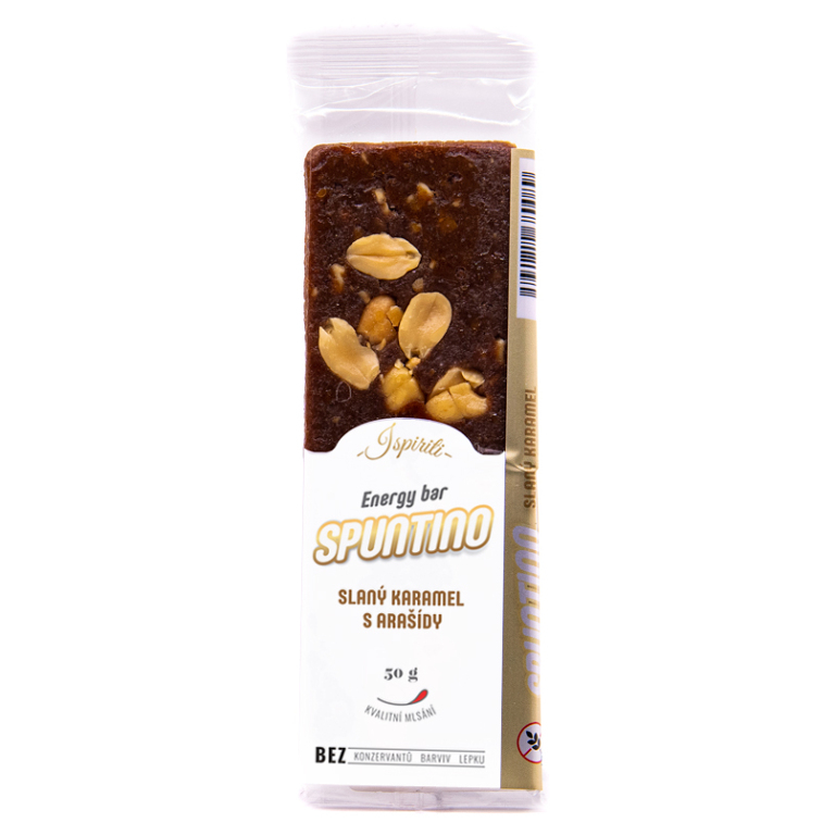 E-shop SPUNTINO Tyčinka slaný karamel s arašídy 50 g