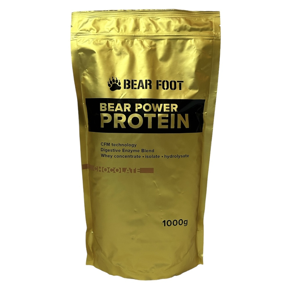 Levně BEAR FOOT Bear Power CFM protein čokoláda 1000 g