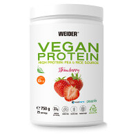 WEIDER Vegan protein příchuť jahoda 750 g