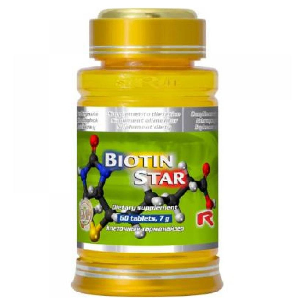 Levně STARLIFE Biotin Star 60 tablet