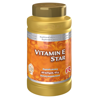 STARLIFE Vitamin E Star 60 tablet (Vitamín E) - Jednosložkové
