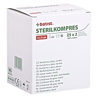STERILKOMPRES 5x5 cm 25x2 ks