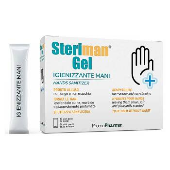 STERIMAN Dezinfekční gel na ruce 20x 2,8 ml