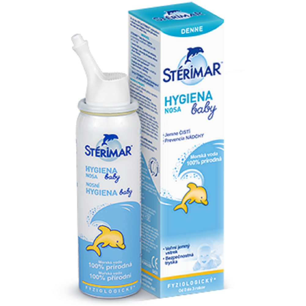 Stérimar baby nosní hygiena nosní mikrosprej s obsahem mořské vody izotonický pro děti od 0 do 3 let, 50 ml