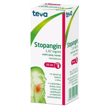 STOPANGIN Ústní sprej 1.92mg/ml 30 ml (Na zánět dásní)