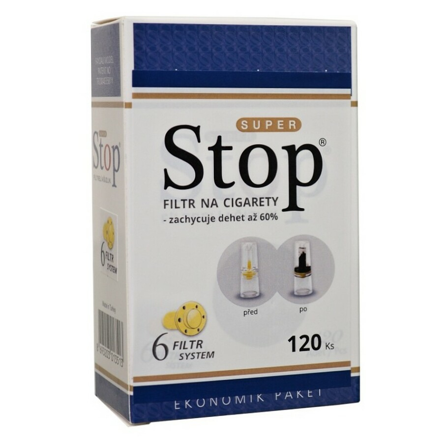 Levně STOPFILTR Super filtr na cigarety 120 kusů