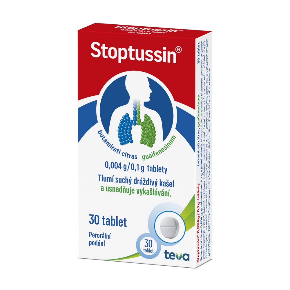 STOPTUSSIN 0.004g/0.1g 30 tablet