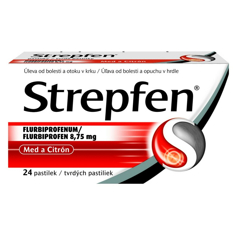 E-shop STREPFEN Med a citron 24 pastilek