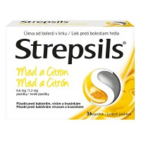 STREPSILS Med a citron 0,6 mg 36 pastilek