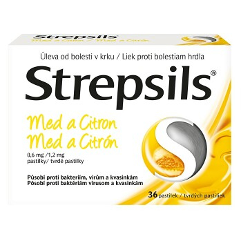 STREPSILS Med a citron 0,6 mg 36 pastilek