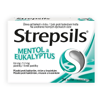 STREPSILS Mentol a Eukalyptus 24 pastilek