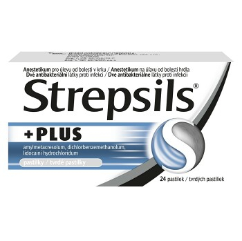 STREPSILS Plus 24 pastilek