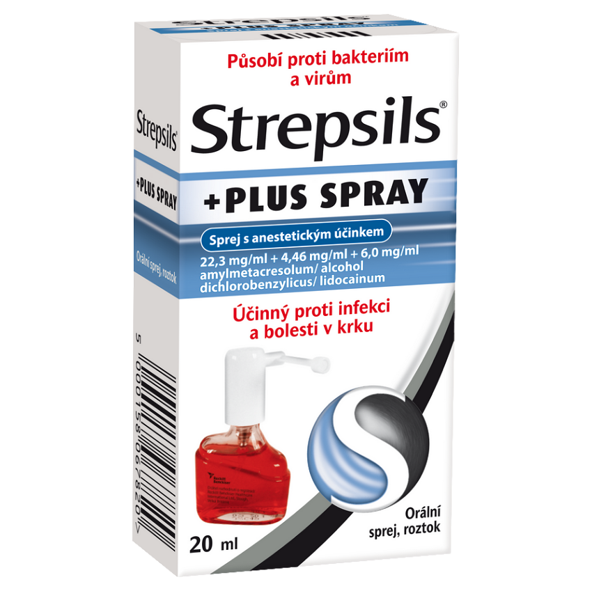 Levně STREPSILS Plus spray 20 ml