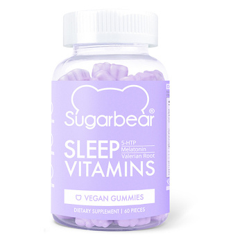 SUGARBEAR Sleep vitamins gummies žvýkací bonbony 60 ks (Na spánek)