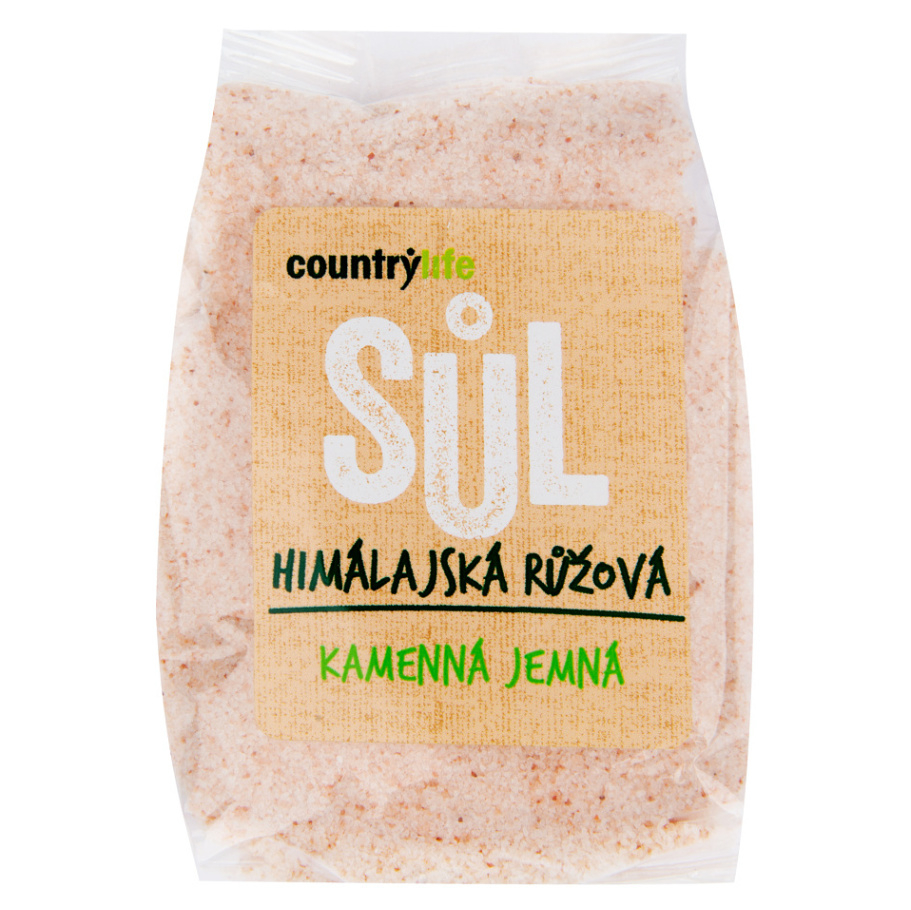 Levně COUNTRY LIFE Sůl himálajská růžová jemná 500 g