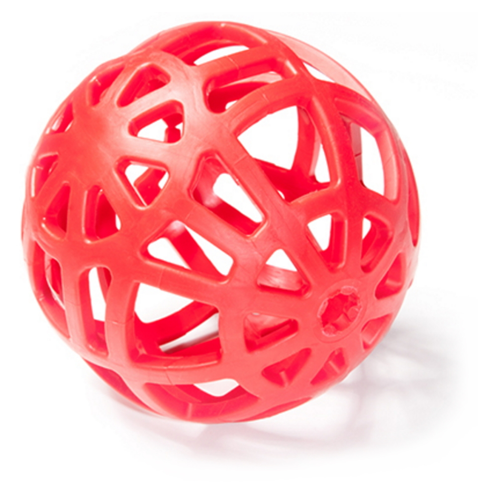 E-shop SUM PLAST Děrovaný plovací míč pro psy vanilka 14 cm