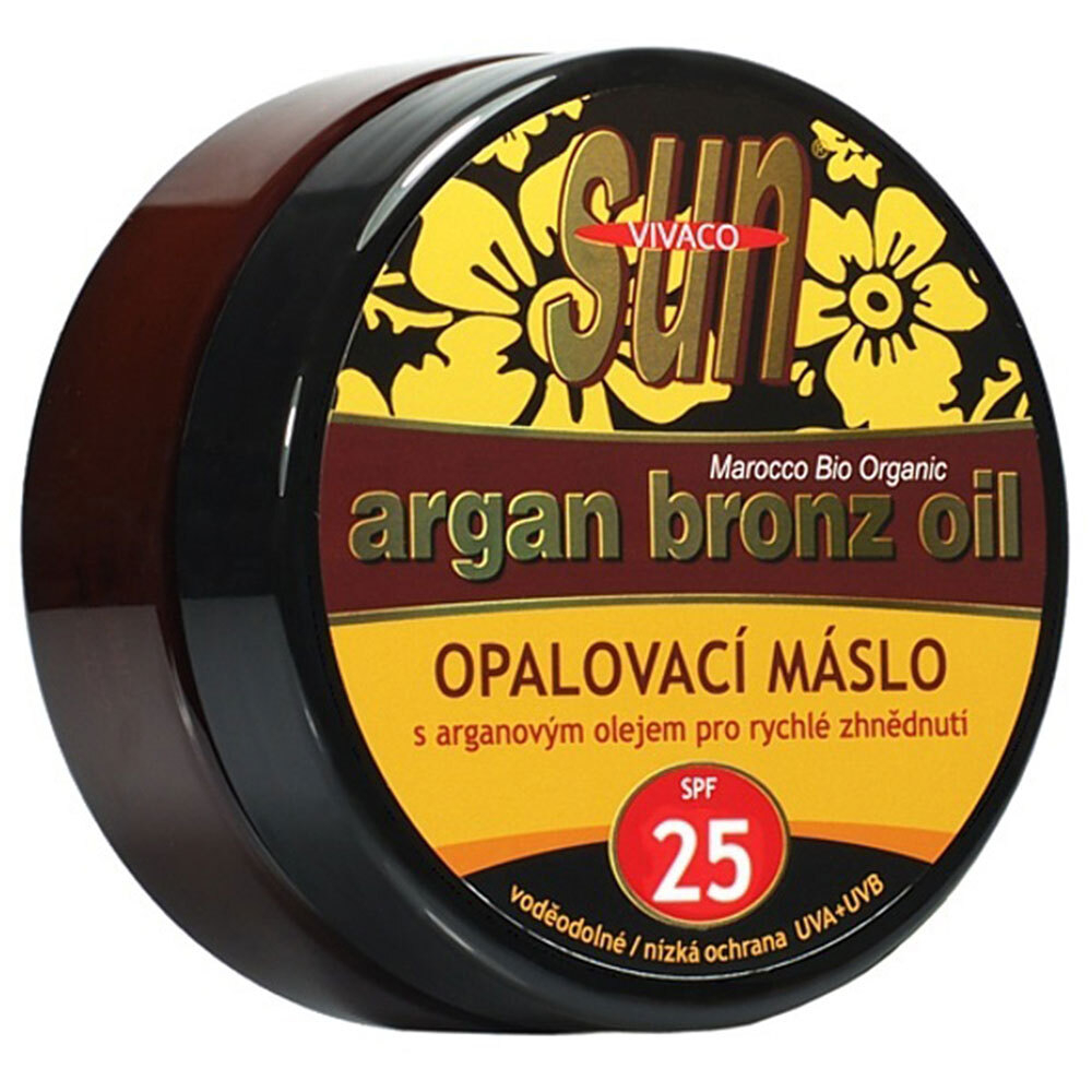 Levně SUN VITAL Opalovací máslo s arganovým olejem OF 25 200 ml