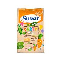 SUNAR Party mix křupky mrkvové a hráškové BIO 45 g