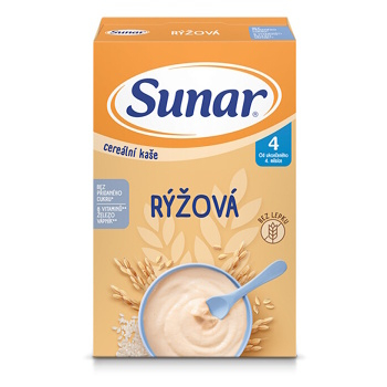 SUNAR Cereální kaše rýžová 210 g (Nemléčné kaše) - Instantní