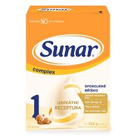 SUNAR Complex 1 počáteční kojenecké mléko od 0 - 6 měsíců 600 g