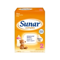 SUNAR Complex 2 pokračovací kojenecké mléko od 6 měsíce 600 g
