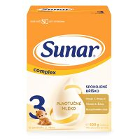 SUNAR Complex 3 batolecí mléko od 12 měsíce 600 g