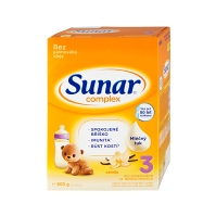 SUNAR Complex 3 batolecí mléko vanilka od 12 měsíce 600 g