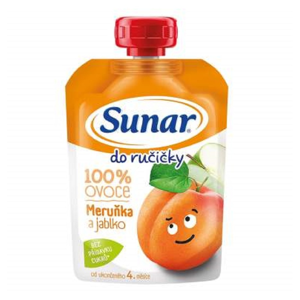 E-shop SUNAR Do ručičky ovocná kapsička meruňka 4m+ 100 g