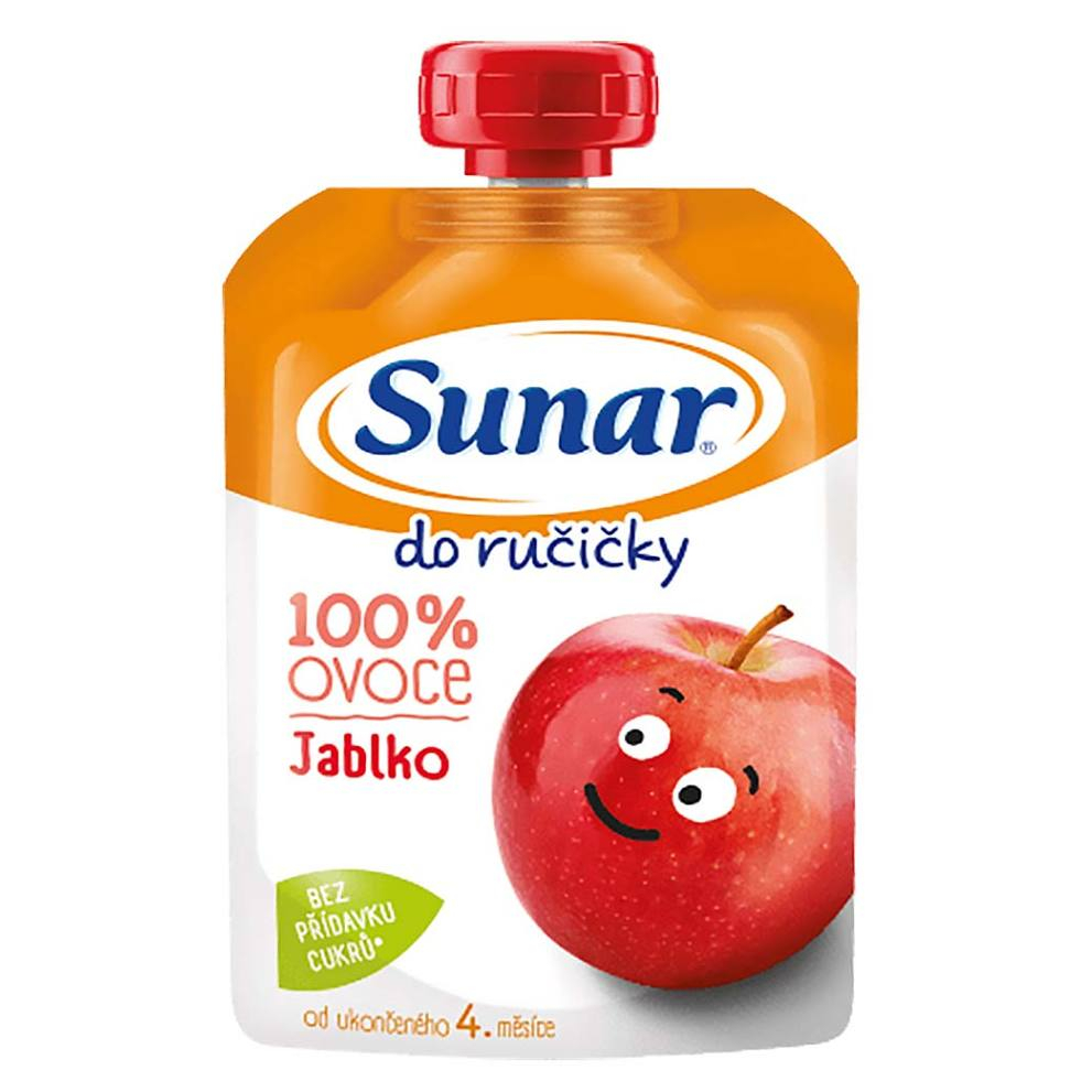 E-shop SUNAR Do ručičky ovocná kapsička jablko 4m+ 100 g