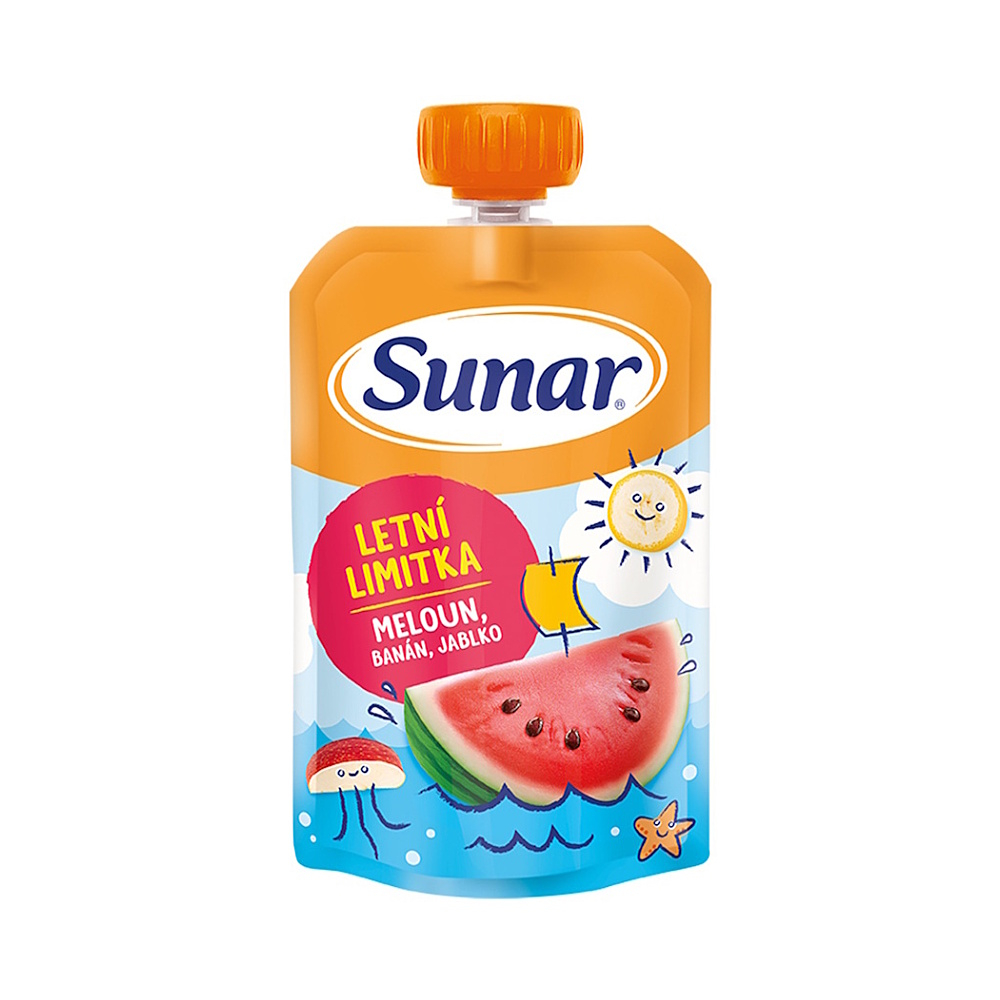 Sunar Kapsička 6m+ meloun banán jablko 100g koupíte na Lekarna.cz
