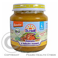 Sunval BIO Ovoce jemné 125g dětská výživa