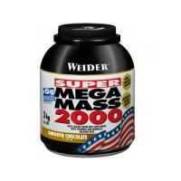 Super Mega Mass 2000, Gainer, Weider, 3000 g - Jahoda