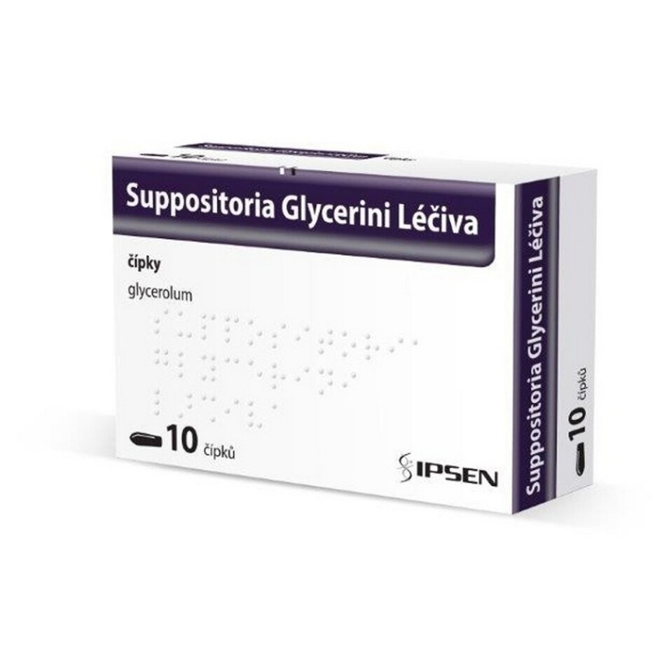 Levně SUPPOSITORIA Glycerini Ipsen 1,81 g čípky 10 ks