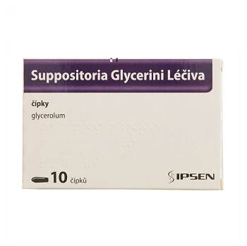 SUPPOSITORIA Glycerini léčiva 2,06 g 10 čípků