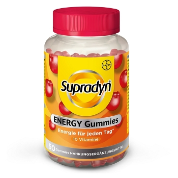 SUPRADYN Energy gummies 60 kusů (Vitamíny a multivitamíny pro děti) - Vícesložkové