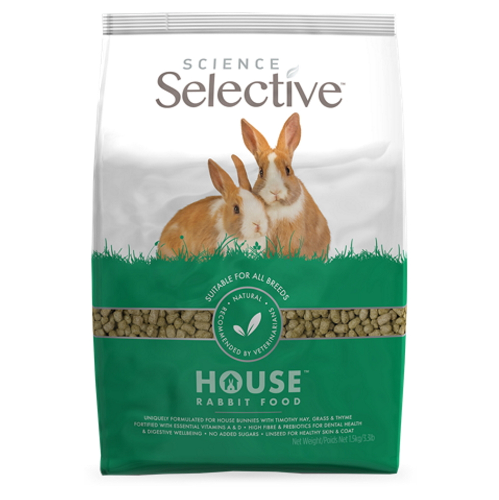 Levně SUPREME Science Selective house rabbit krmivo pro králíky v bytě 1,5 kg