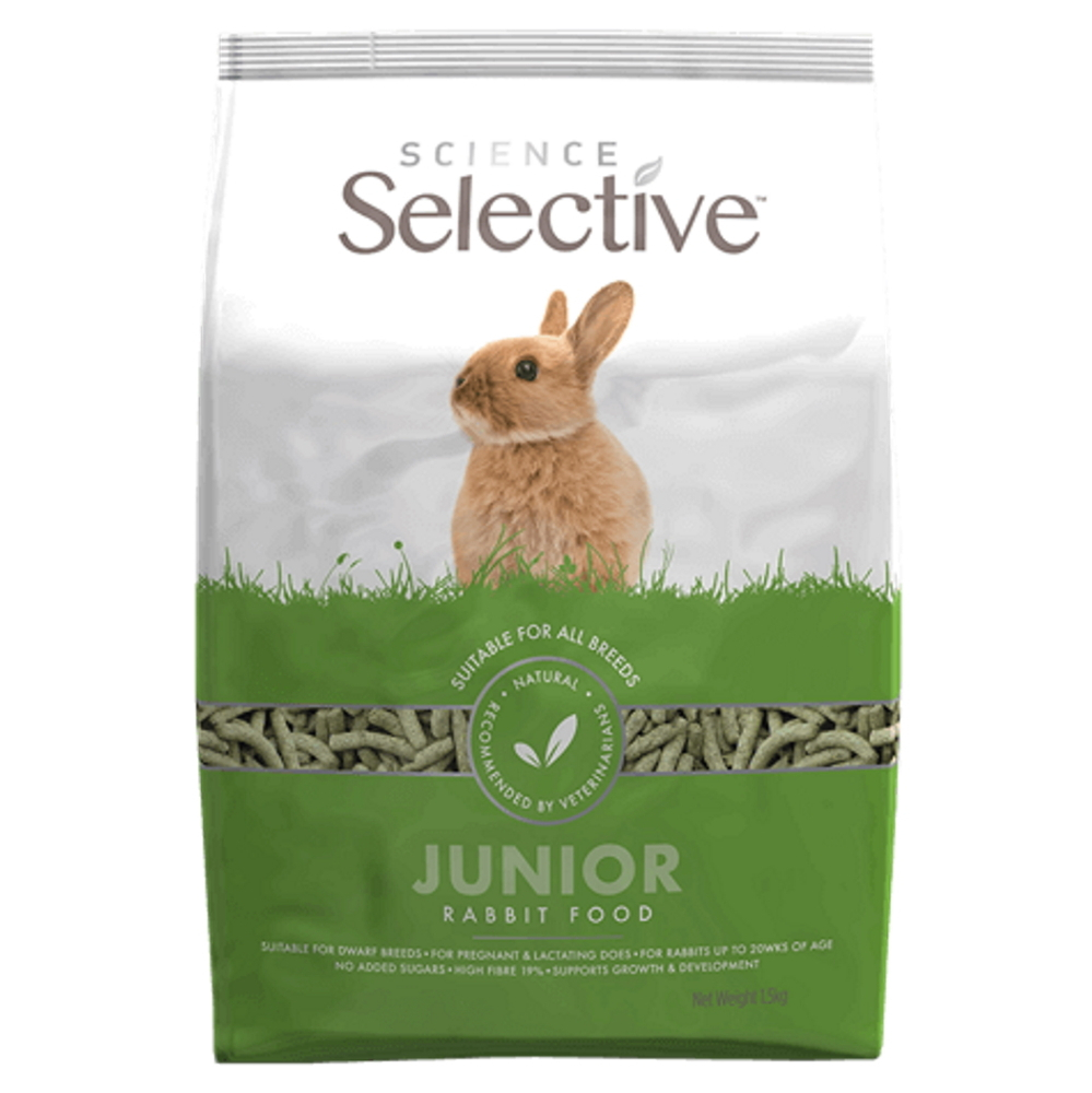 E-shop SUPREME Science Selective rabbit junior krmivo pro králíka 1 kus, Hmotnost balení: 10 kg
