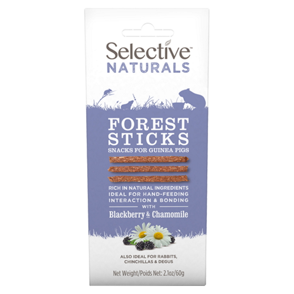 SUPREME Selective naturals snack forest sticks ostružiny a heřmánek 60 g