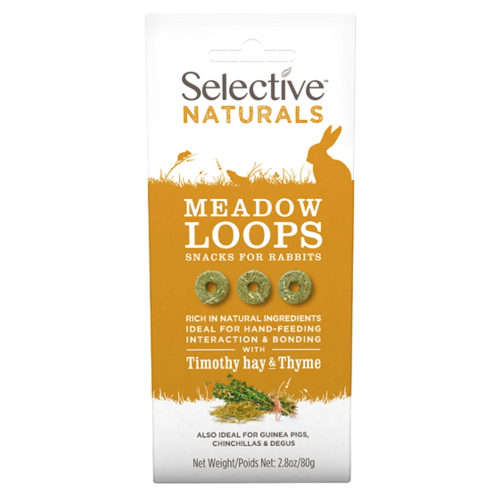 Levně SUPREME Selective naturals snack meadow loops bojínek s tymiánem 80 g
