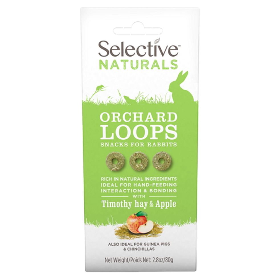 E-shop SUPREME Selective naturals snack orchard loops bojínek s jablkem 80 g