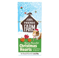 SUPREME Tiny Friends Farm Pamlsky pro křečky Vánoční srdíčka 120 g