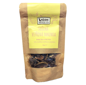 MIXÁNO Sušená vepřová panenka pamlsek pro psy 50 g (Sušené maso pro psy)