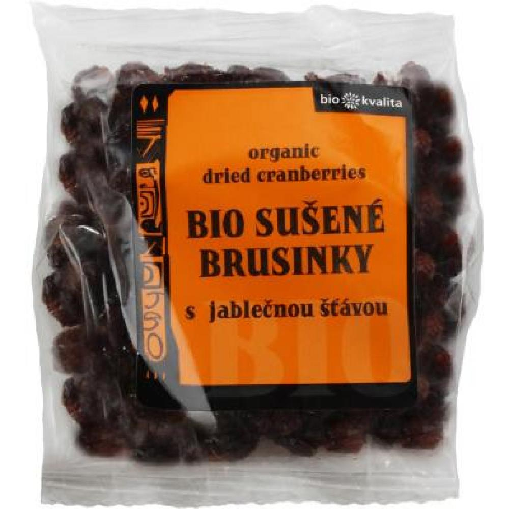 Sušené brusinky bez cukru 75g-BIO