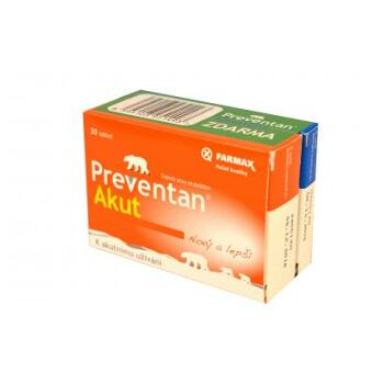 SVUS Preventan Akut 30 tablet + Preventan Quattro 12 tablet zdarma () - Přírodní