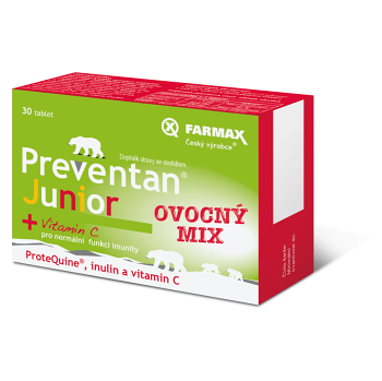 PREVENTAN Junior ovocný mix 30 tablet